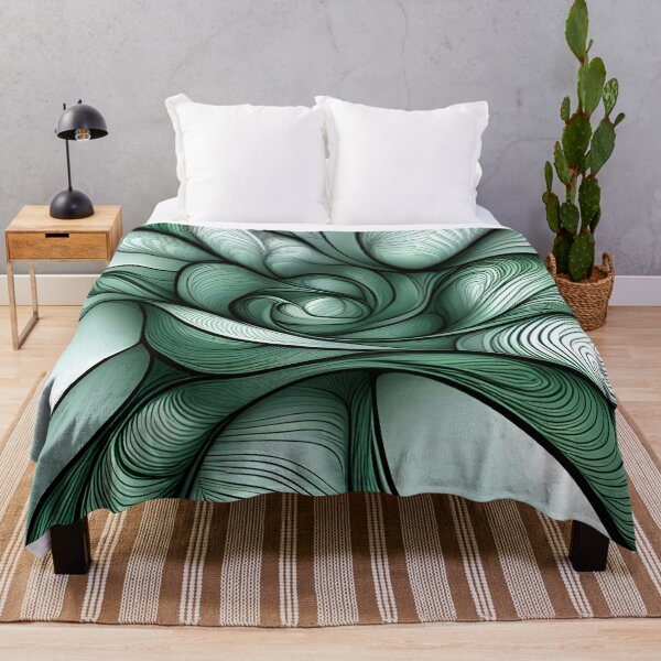 Item preview, Abstract Green Rose designed and sold by EtherArt Emporium.