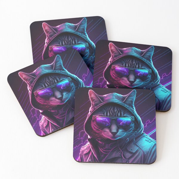 Item preview, “Hacker Meowtrice: The Feline Revolution” designed and sold by Art-Vortex-fr.
