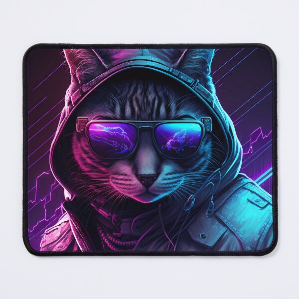 Item preview, “Hacker Meowtrice: The Feline Revolution” designed and sold by Art-Vortex-fr.