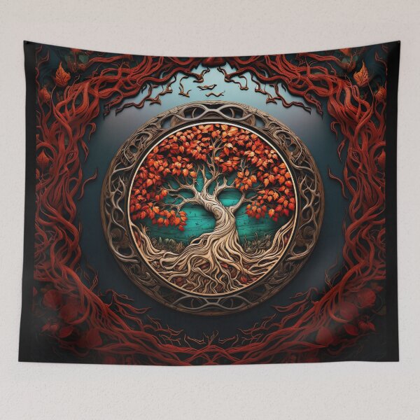 Item preview, The Majestic Tree of Life: Nature-Inspired Art for Your Soul designed and sold by Philipe3d.