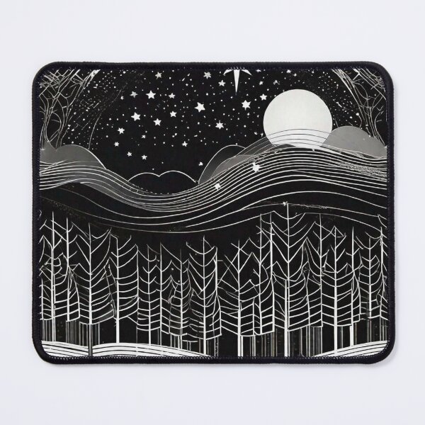 Item preview, Moon and Stars Magical Forest Dream 90 designed and sold by Benito Del Ray.