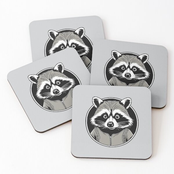 Item preview, Raccoon in Monochrome designed and sold by soloveyko.