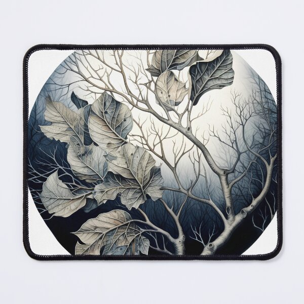 Item preview, stunning tree with leaves digital print designed and sold by dcrc.