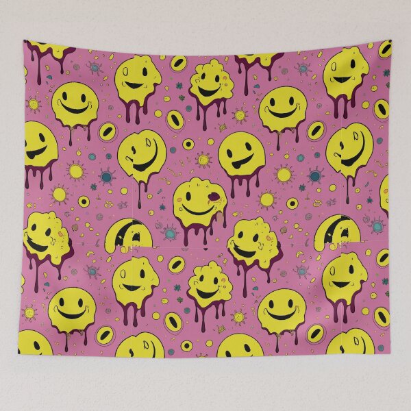 Item preview, Melting smiley faces designed and sold by Andrewmedia.