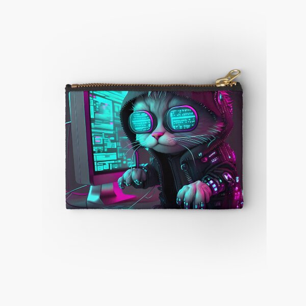 Item preview, “Hacker Meowtrice: The Feline Revolution” designed and sold by Art-Vortex-fr.