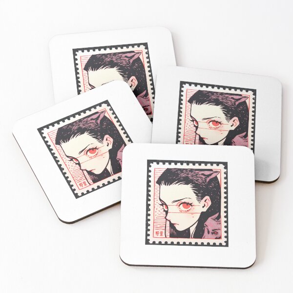 Item preview, Dreamy surreal Cat Ears postal stamp- Ink designed and sold by octoboobs.