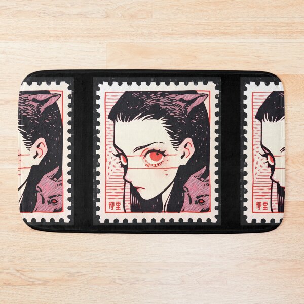 Item preview, Dreamy surreal Cat Ears postal stamp- Ink designed and sold by octoboobs.