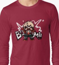 Mon héros universitaire: Katsuki Bakugo - BOOOM !! T-shirt manches longues
