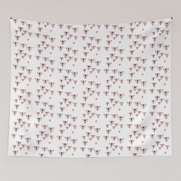 Item preview, Warning signs pattern designed and sold by BobobDesign.