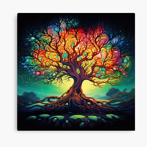 Tree Of Life Canvas Prints for Sale Redbubble