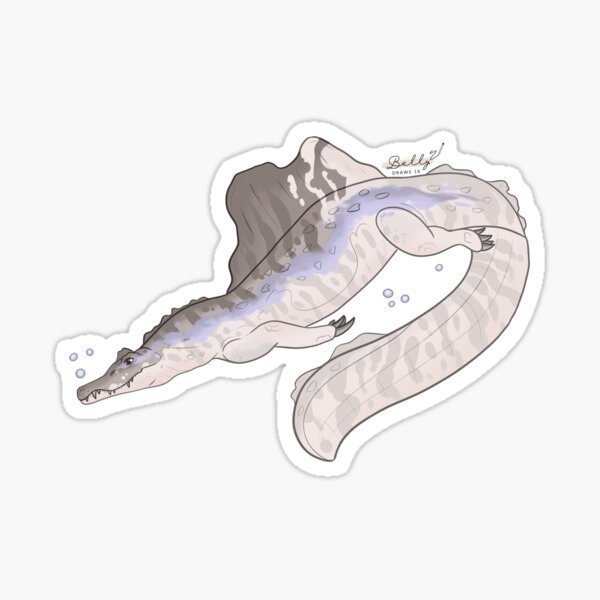 Item preview, Swimming Spinosaurus designed and sold by bellydraws.