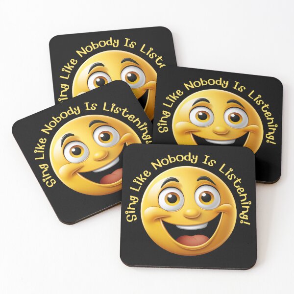 Item preview, Singing Emoji  - Sing Like Nobody Is Listening designed and sold by Rocketman2017.
