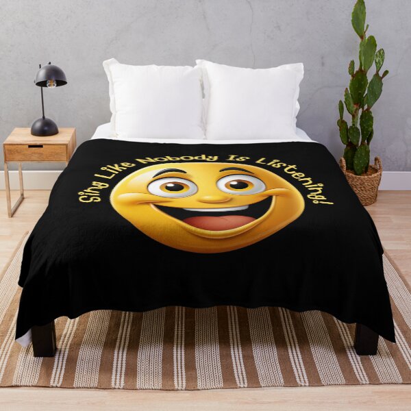 Item preview, Singing Emoji  - Sing Like Nobody Is Listening designed and sold by Rocketman2017.