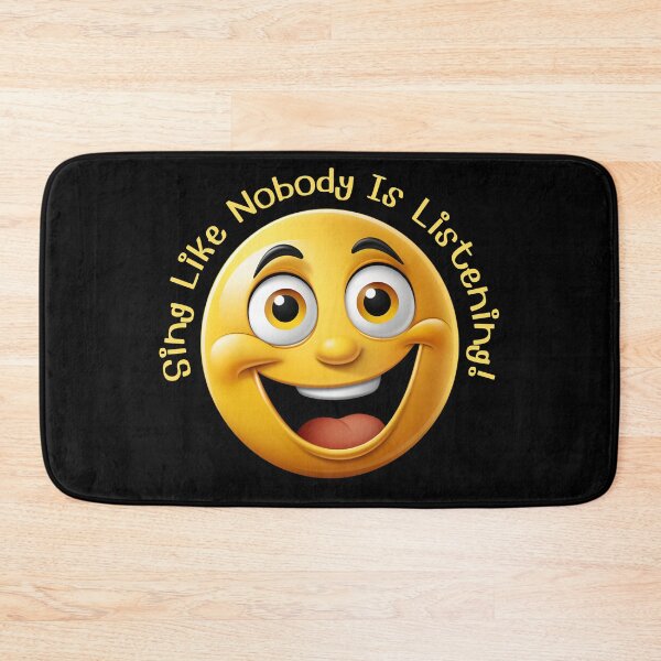 Item preview, Singing Emoji  - Sing Like Nobody Is Listening designed and sold by Rocketman2017.