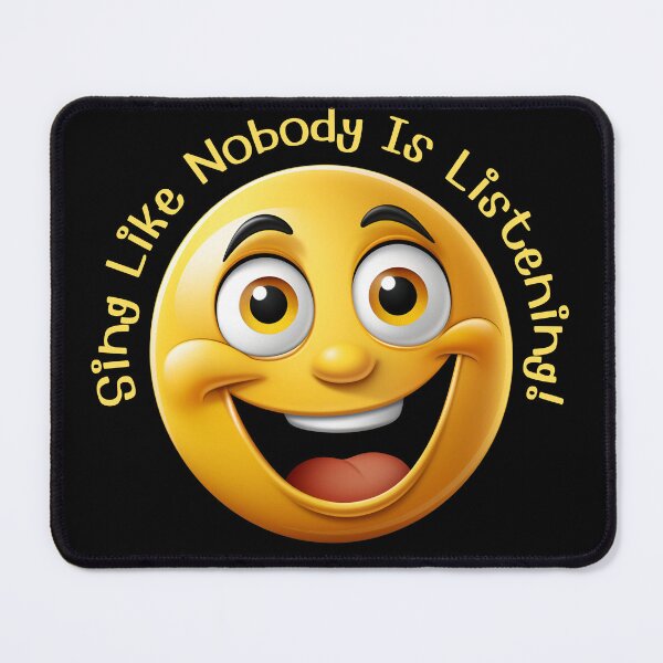 Item preview, Singing Emoji - Sing Like Nobody Is Listening designed and sold by Rocketman2017.