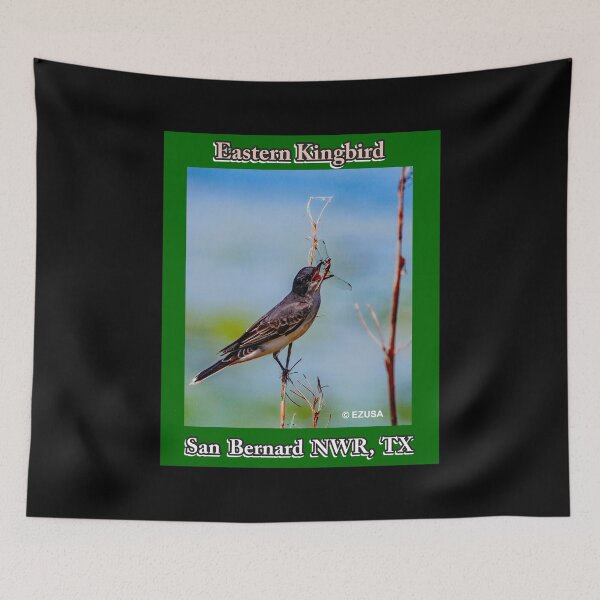 Item preview, The Perfect Gift For A Bird Lover: Eastern Kingbird, San Bernard NWR, Texas designed and sold by MoreEZUSA-Here.
