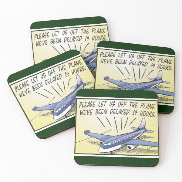 Item preview, Aegean Airlines Usa Funny Comic Design About Airplanes Delay Due To Omicron Virus   designed and sold by PaigeGutmann.