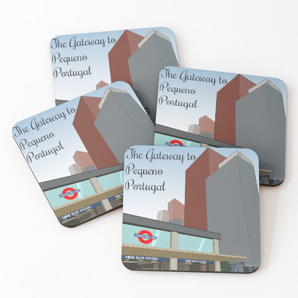Item preview, Vintage Nine Elms Travel Poster - Gateway to Pequeno Portugal (Little Portugal) designed and sold by Londonation.