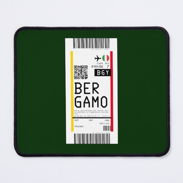 Item preview, Bergamo Orio Al Serio International Airport (BGY) Boarding Pass rickrolled designed and sold by PaigeGutmann.