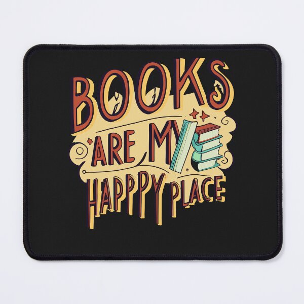 Item preview, Books are my happy place for Book lovers, Book aesthetics designed and sold by OlivedesignsIN.