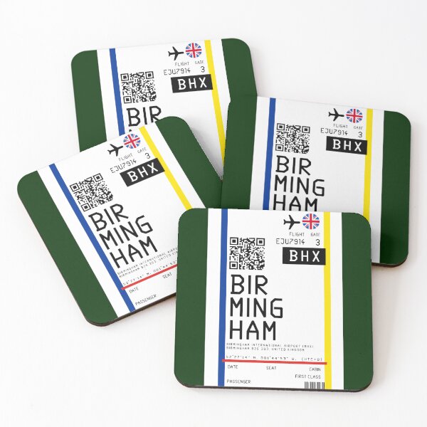 Item preview, Birmingham International Airport (BHX) Boarding Pass rickrolled designed and sold by PaigeGutmann.