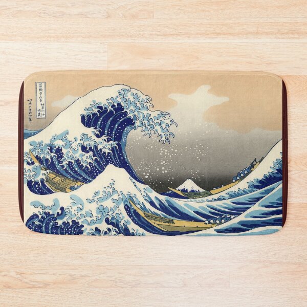Item preview, Hiroshige The Great Wave Off Kanagawa Japanese Woodcut designed and sold by Henry Nelson Design.