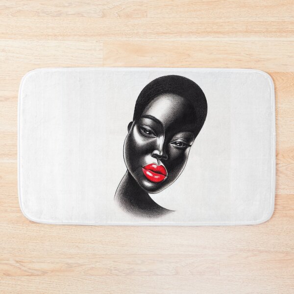 Item preview, Elegance Unveiled: Pencil Portrait of a Stylish Black Woman designed and sold by ReplyGirl.