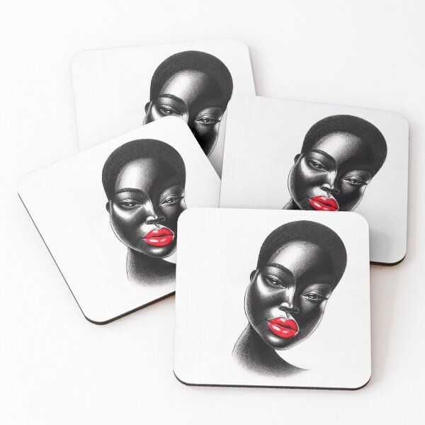 Item preview, Elegance Unveiled: Pencil Portrait of a Stylish Black Woman designed and sold by ReplyGirl.