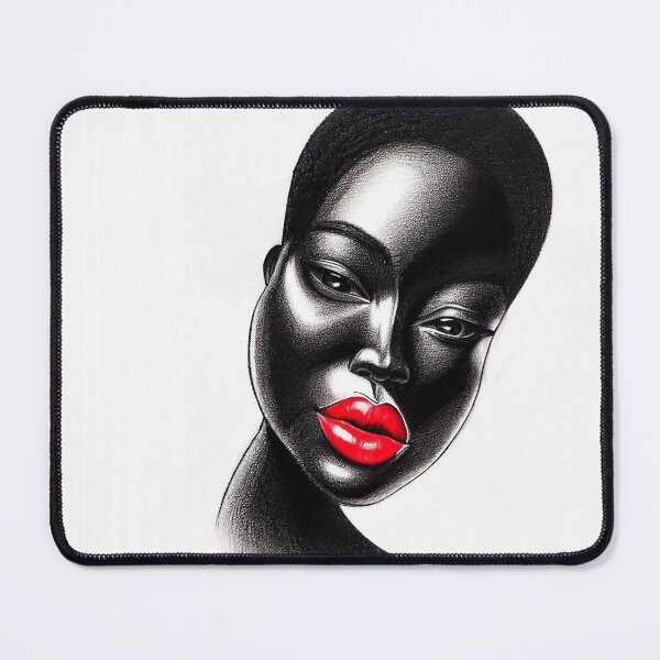Item preview, Elegance Unveiled: Pencil Portrait of a Stylish Black Woman designed and sold by ReplyGirl.
