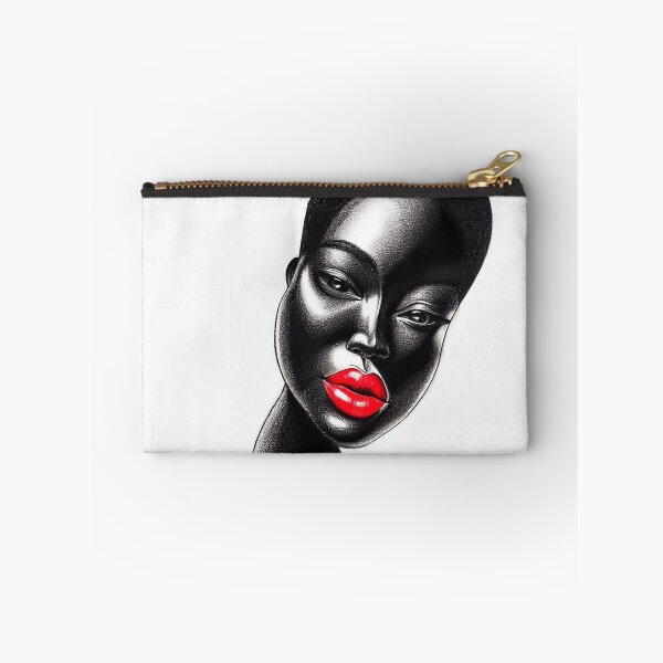 Item preview, Elegance Unveiled: Pencil Portrait of a Stylish Black Woman designed and sold by ReplyGirl.