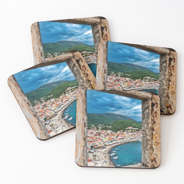 Item preview, Parga through the castle's window designed and sold by Hercules Milas.