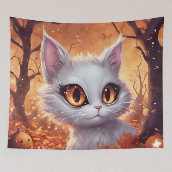 Item preview, “Halloween Cat” designed and sold by Songedete.