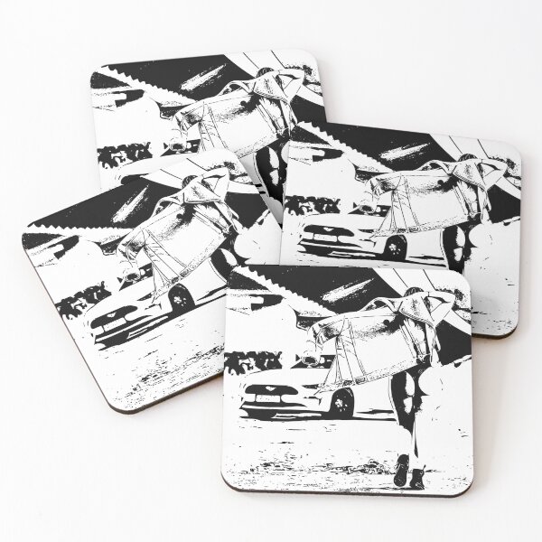 Item preview, Black and White Time to Say Goodbye Mustang Girl designed and sold by alankamer.