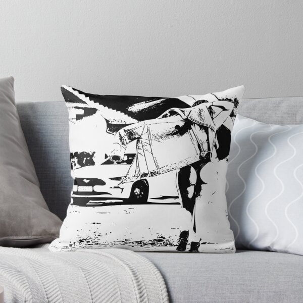 Item preview, Black and White Time to Say Goodbye Mustang Girl designed and sold by alankamer.