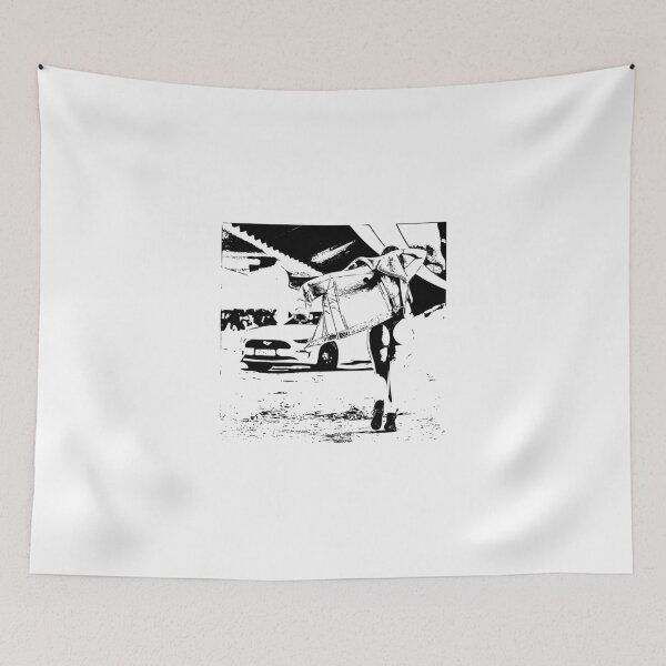 Item preview, Black and White Time to Say Goodbye Mustang Girl designed and sold by alankamer.