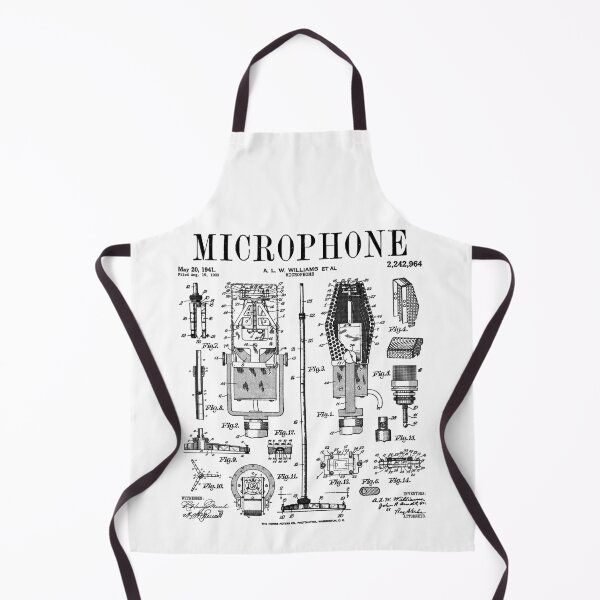 Item preview, Retro Vintage Music Singer Microphone Vocalist Patent Print designed and sold by GrandeDuc.