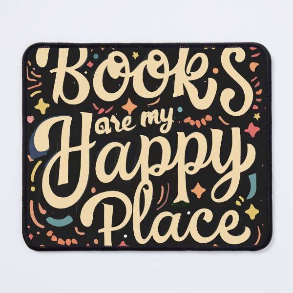 Item preview, Books are my happy place for Book lovers, Book aesthetics designed and sold by OlivedesignsIN.