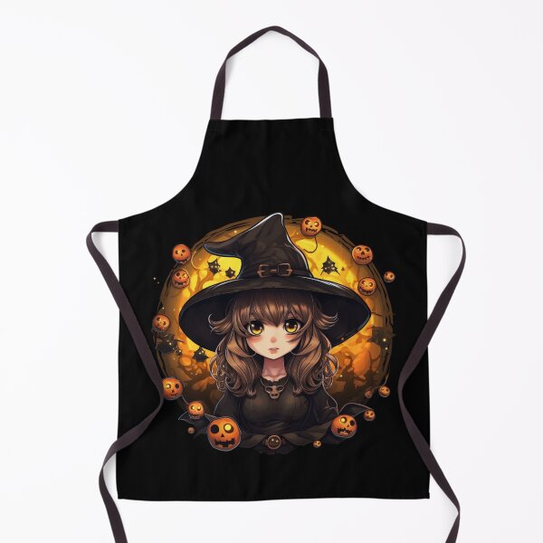 Item preview, Manga Witch and Pumpkins 1 designed and sold by VolcanRaven.