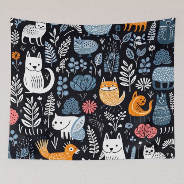 Item preview, garabato de animales designed and sold by 2AGREE.