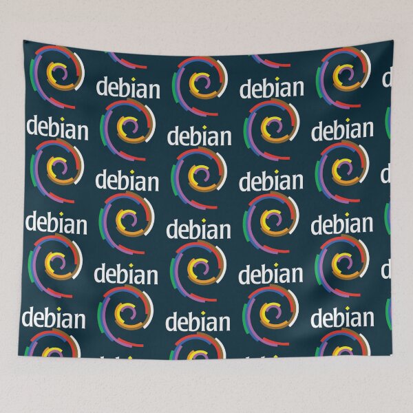 Item preview, Dark Color Debian Linux  designed and sold by gandosscot.