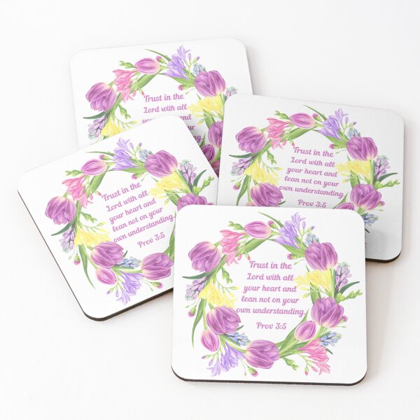 Item preview, Proverbs 3:5 - Trust in the Lord with all your heart and lean not on your own understanding. designed and sold by FlutterByH.