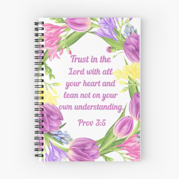 Item preview, Proverbs 3:5 - Trust in the Lord with all your heart and lean not on your own understanding. designed and sold by FlutterByH.