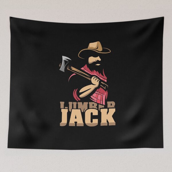 Item preview, Forest Lumberjack Logo Cowboy Robber Bandit Wanted Stars Symbol Illustration Graphic designed and sold by AndreMi.