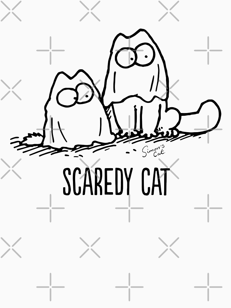 Simon's Cat Scaredy Cat T-shirt – Simon's Cat Shop