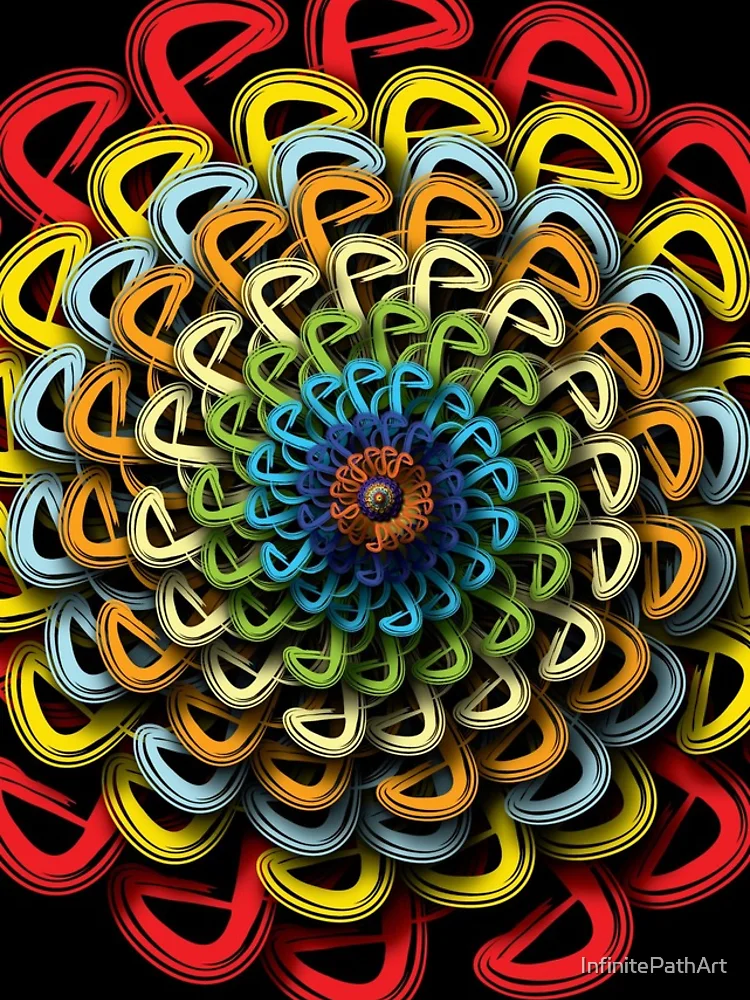 Thumbnail 4 of 4, iPhone Case, Infinite flower designed and sold by InfinitePathArt.