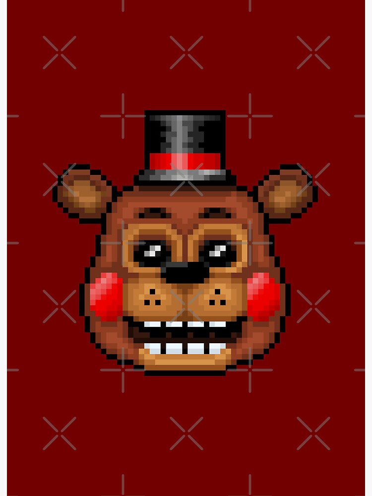 Five Nights at Freddys 4 - Mini Freddy - Pixel art Art Board Print for  Sale by GEEKsomniac