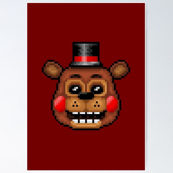 Five Nights at Freddy's 3 - Pixel art - Phantom Foxy Poster for Sale by  GEEKsomniac