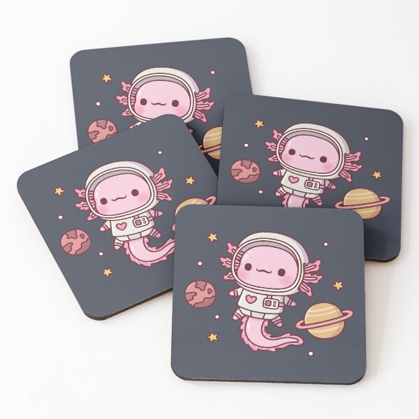 Item preview, Cute Axolotl Astronaut In Outer Space designed and sold by rustydoodle.