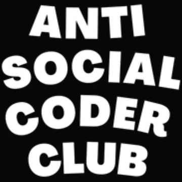 Artwork thumbnail, Anti Social Coder Clubsoftware developer, engineer, programmer by gandosscot