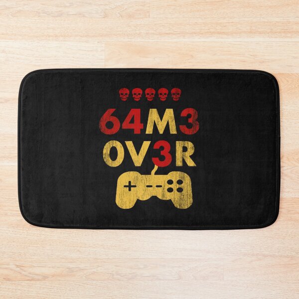 Item preview, Game Over leet code style - 64m3 0v3r - Red and Mustard designed and sold by gandosscot.